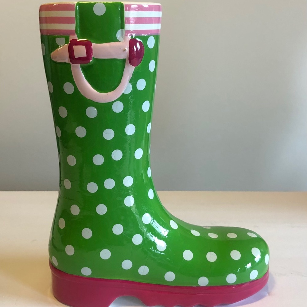 righten Ceramic colorful rain boot vase